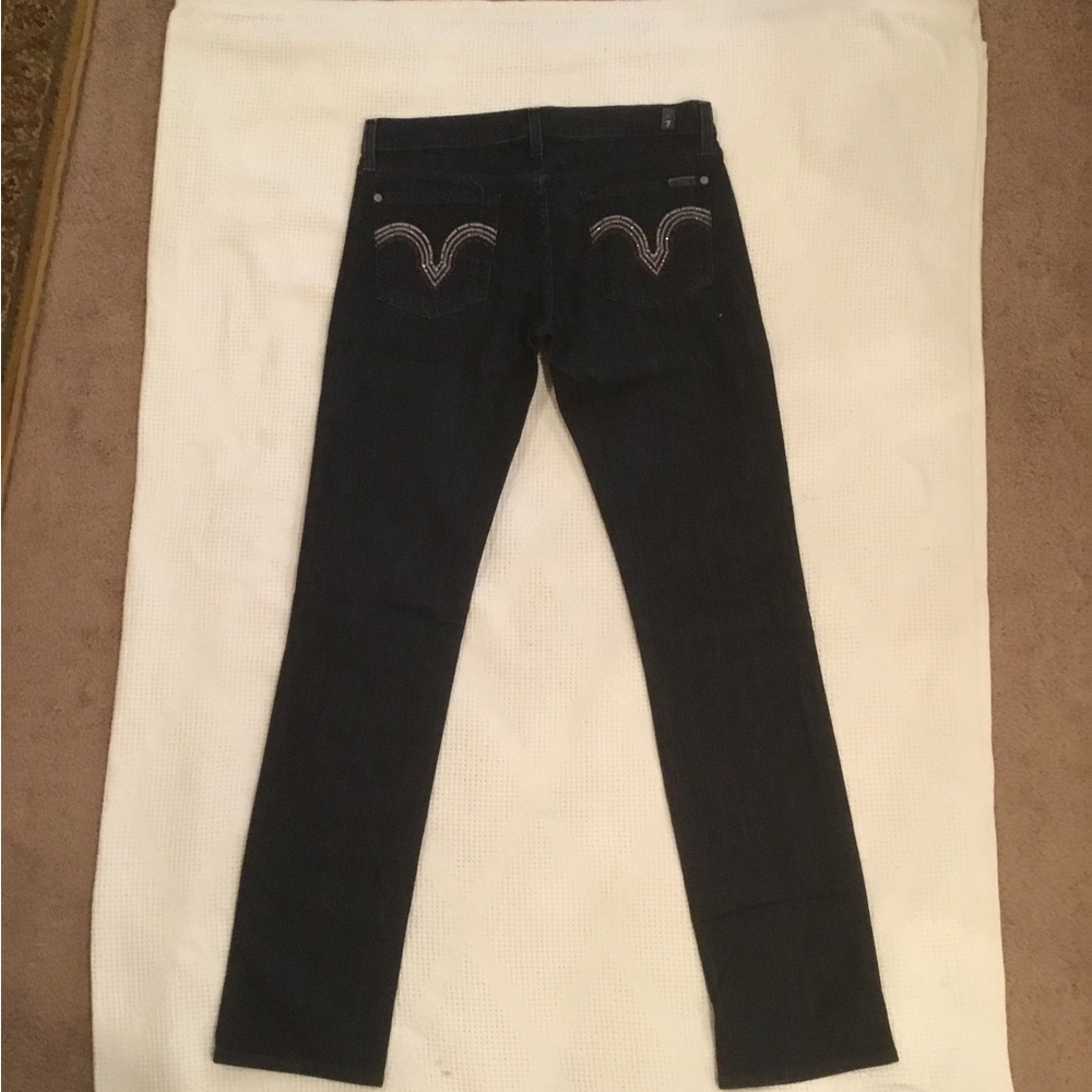Women's 7 for all Mankind Black Jeans